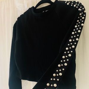 H&M pearl top